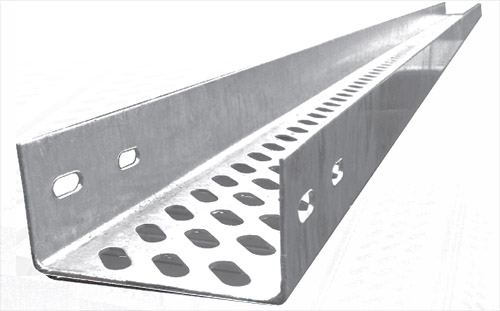 cable tray perforated type, gi perforated cable tray,